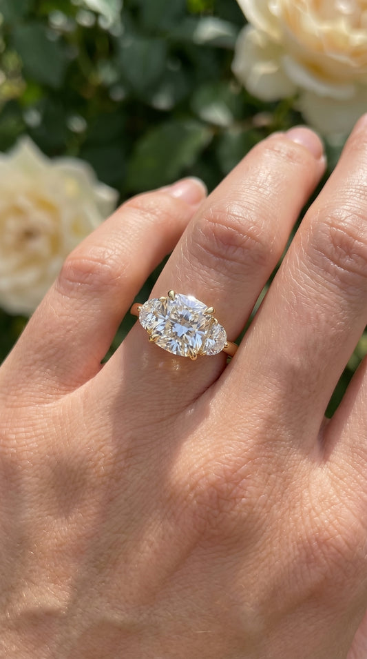 Velvet Embrace Cushion Ring