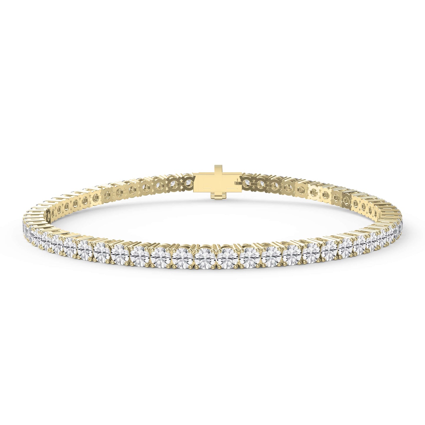 Round Shape Diamond Tennis Bracelet