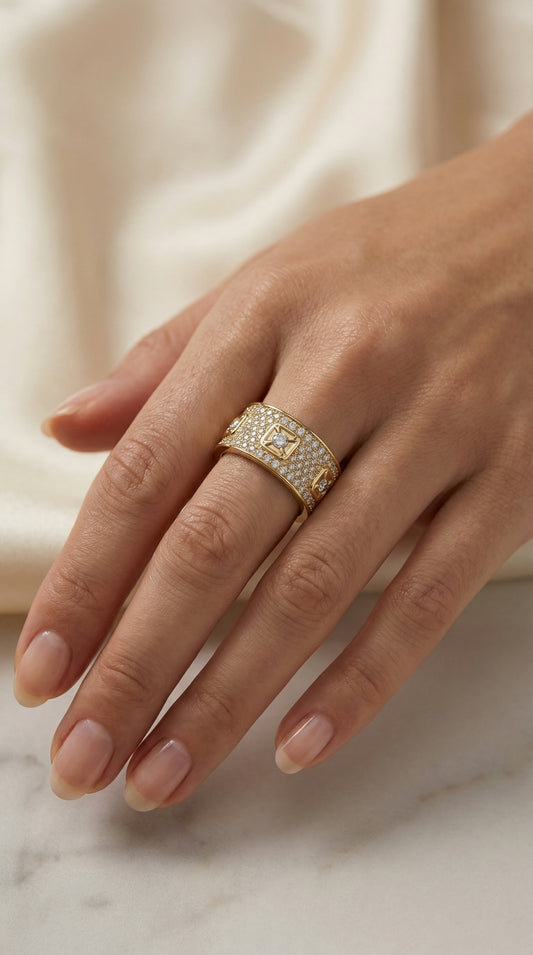 Timeless Round Brilliant Cut Diamond Band