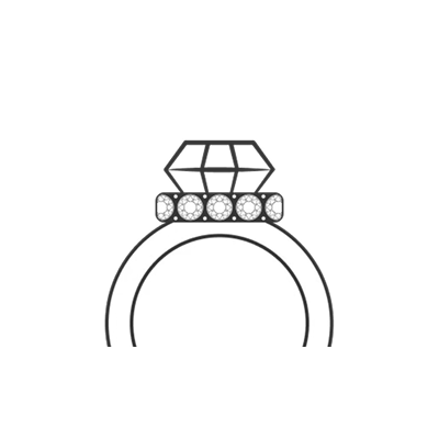 Hidden Halo Rings