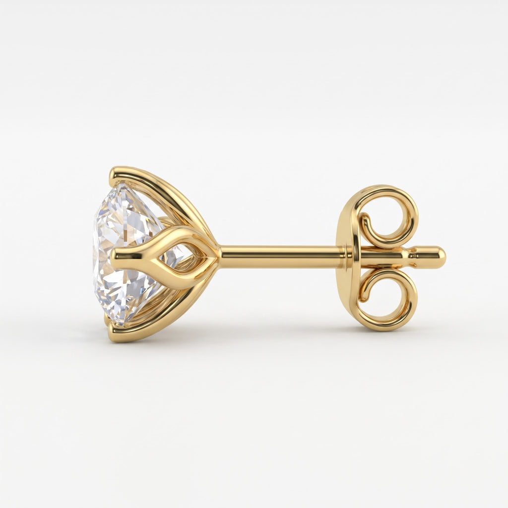 Celestia Radiance Round Brilliant Stud Earrings