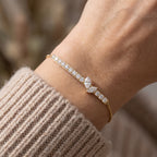 Royal Radiance Pear & marquise Diamond Fashion Bracelet
