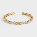Modern Aurelia Dutch Marquise Diamond Fashion Bracelet