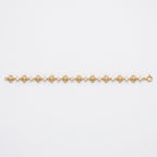 Timeless Elegance Luxe Floral Design Round Diamond Bracelet