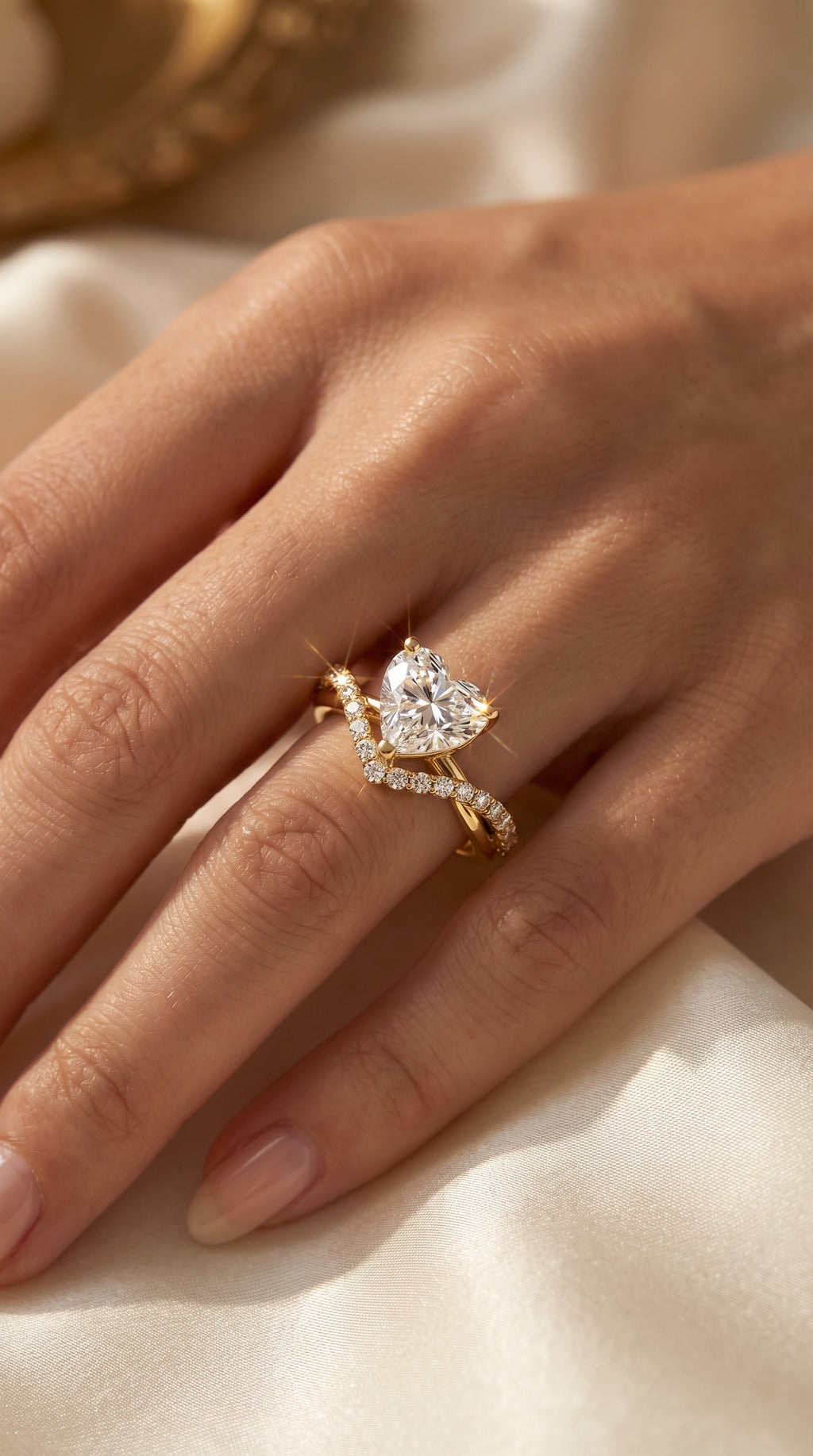 Vow point Heart Ring