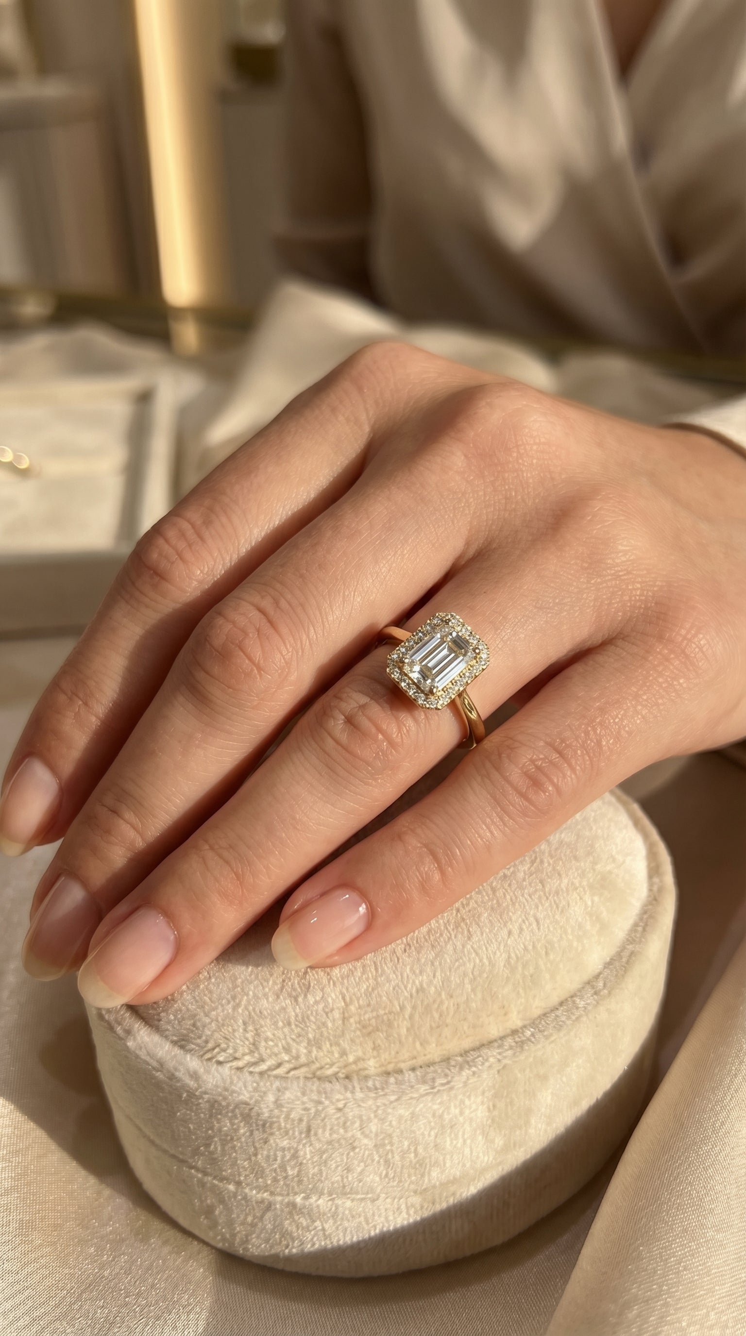 Heritage Frame Emerald Ring