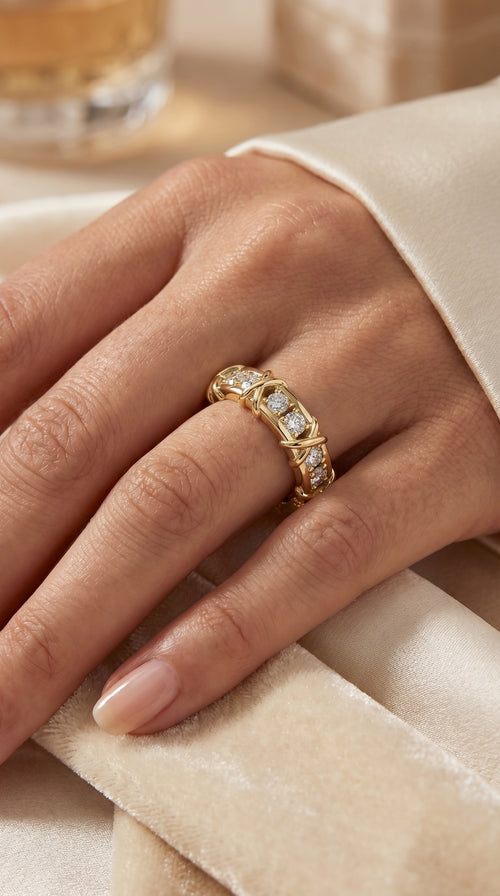 Celtic Trinity Knot Wedding Band