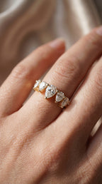 Eternal Glow Pear Cut Diamond Ring
