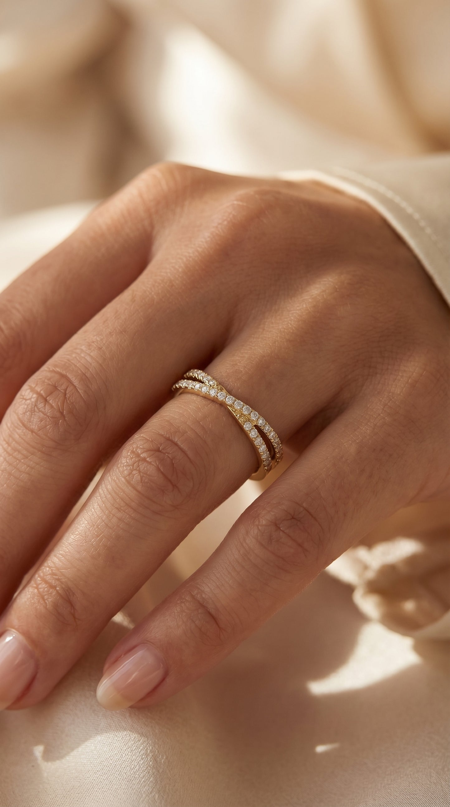 Criss-Cross Design Matching Band