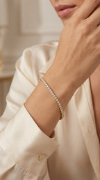 Timeless Round Brilliant Tennis Bracelets