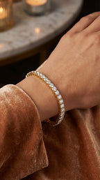 Round Shape Diamond Tennis Bracelet