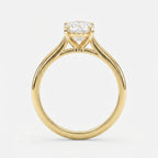 Classic Oval Shape Diamond  Solitaire Engagement Ring