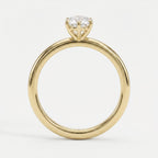 Oval Diamond Six Prong Solitaire Engagement Ring