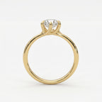 Classic Round Cut Diamond Solitaire Engagement Ring