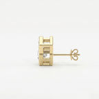 Honeycomb Hex Design Round Shape Earrings Studs
