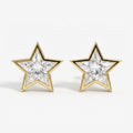 Star design Kitestar Diamond Earring Stud
