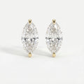 Luxury Marquise Cut Diamond Stud Earrings