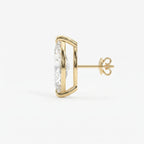 Luxury Marquise Cut Diamond Stud Earrings
