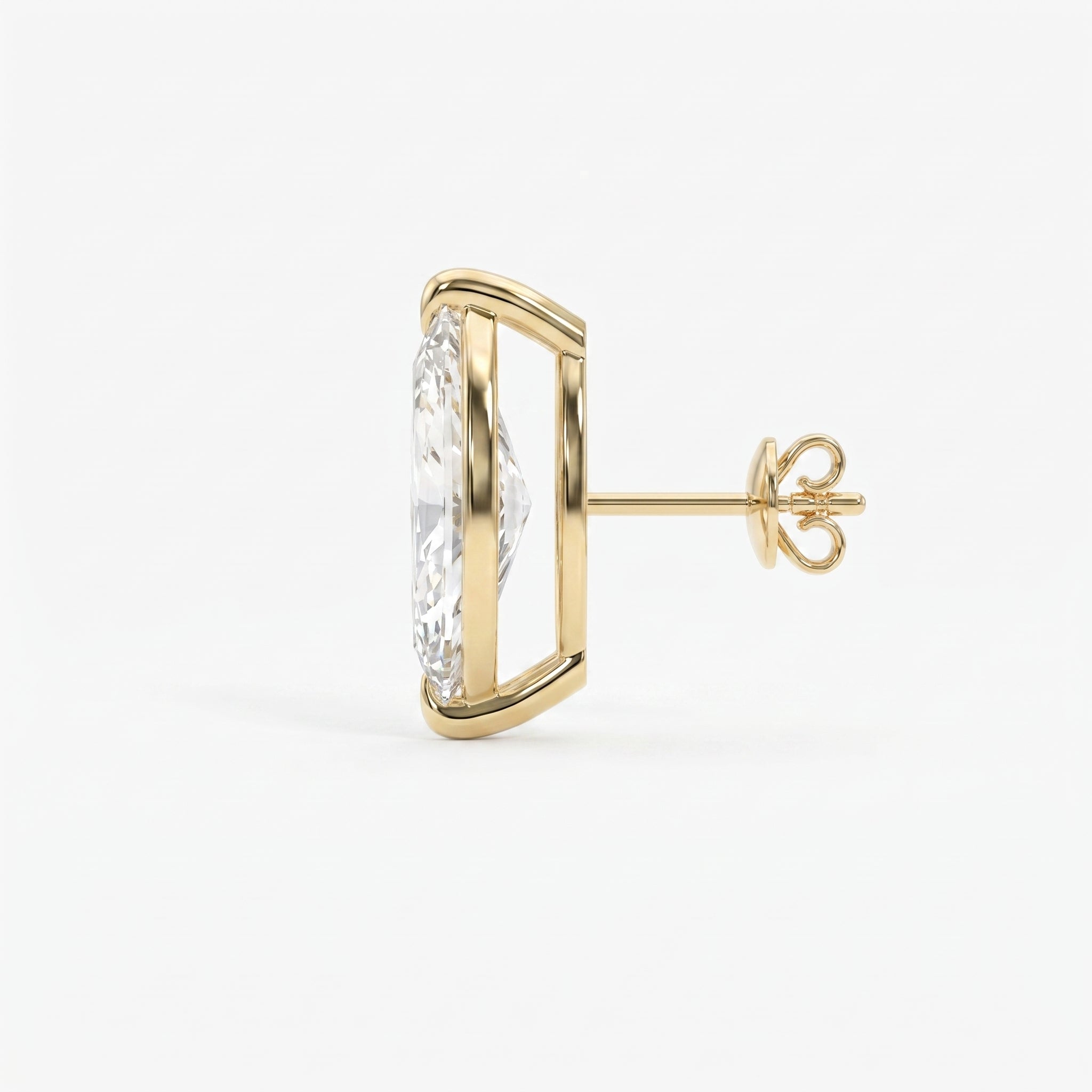 Luxury Marquise Cut Diamond Stud Earrings