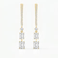 Hoops Inspired Drop Diamond Earring Fine Jewelry