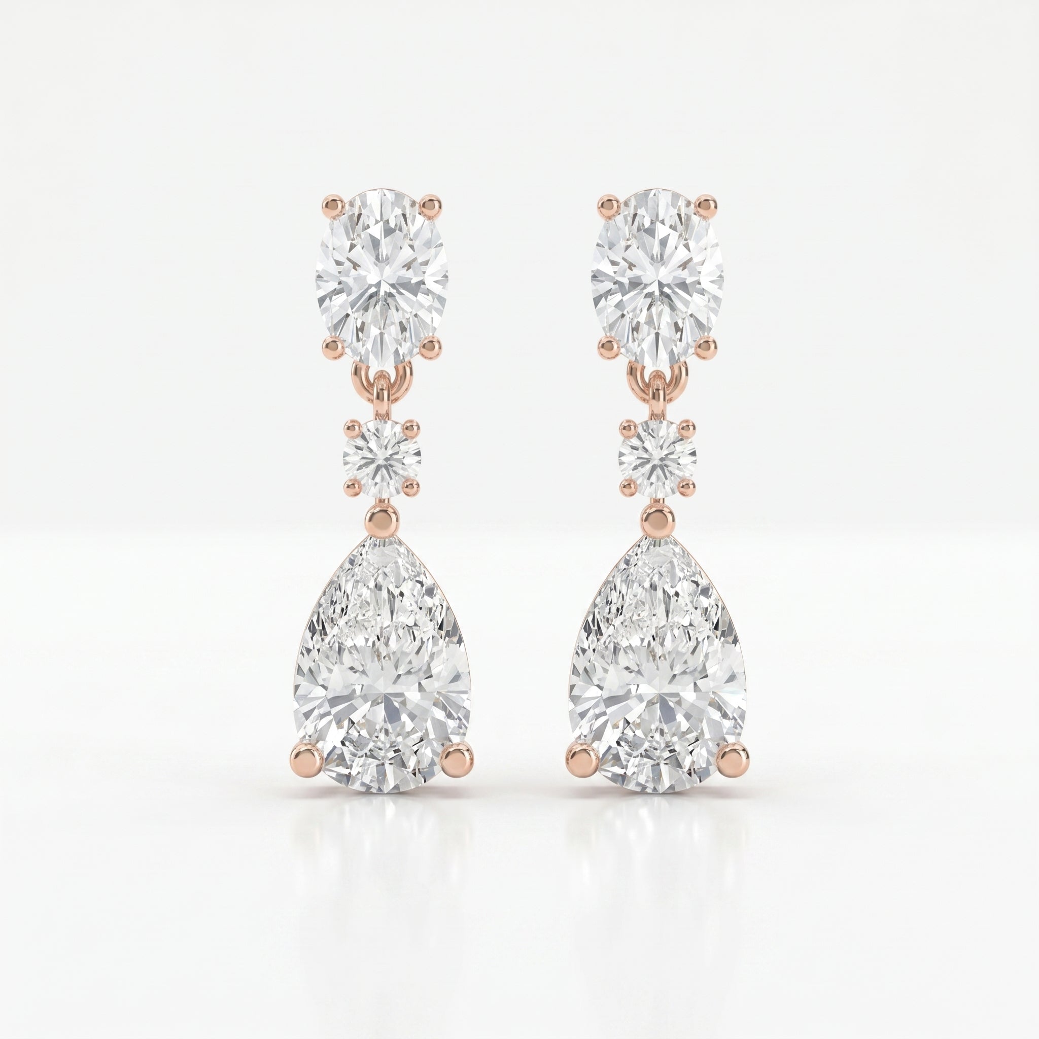 Elegant Diamond Drop Dangle Earring