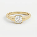 The Aurelia Half-Bezel Ascher Ring