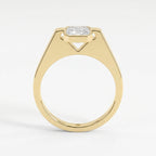 The Aurelia Half-Bezel Ascher Ring