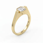 The Aurelia Half-Bezel Ascher Ring