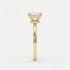 Emerald Cut Eclipse Ring
