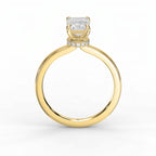 Emerald Cut Eclipse Ring