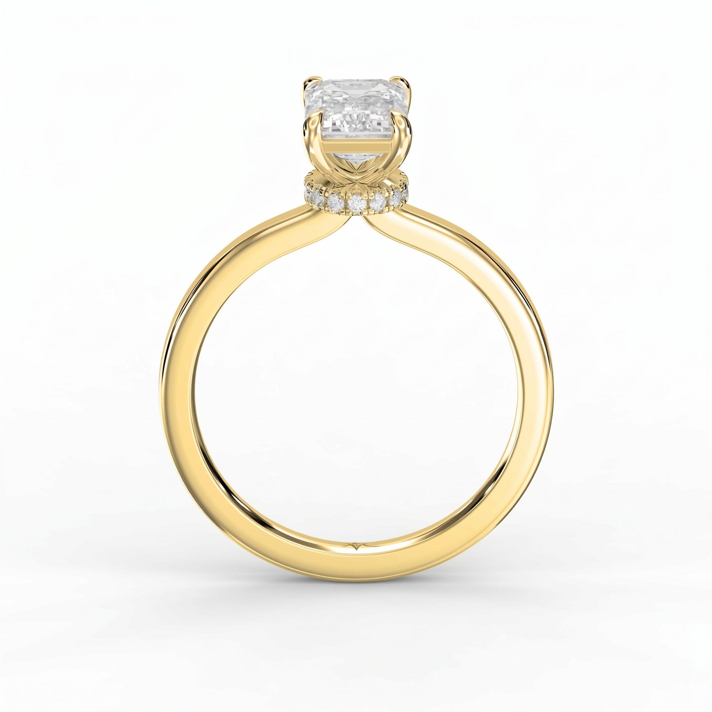 Emerald Cut Eclipse Ring