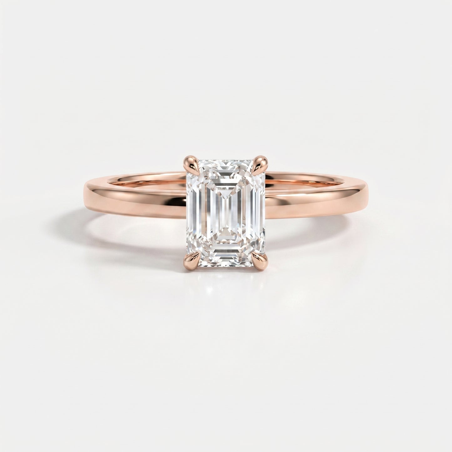 Emerald Cut Eclipse Ring