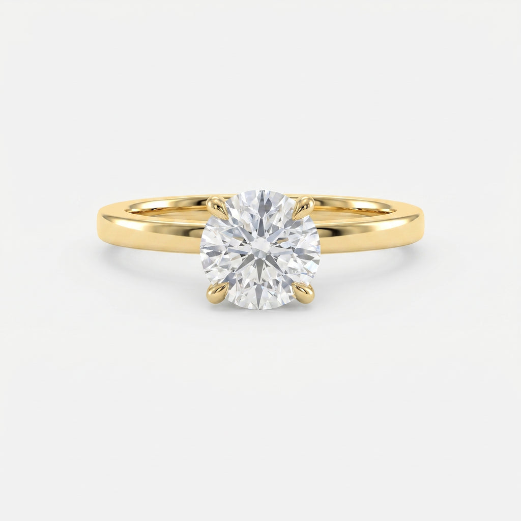 Luna Veil Round Ring