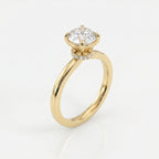 Luna Veil Round Ring