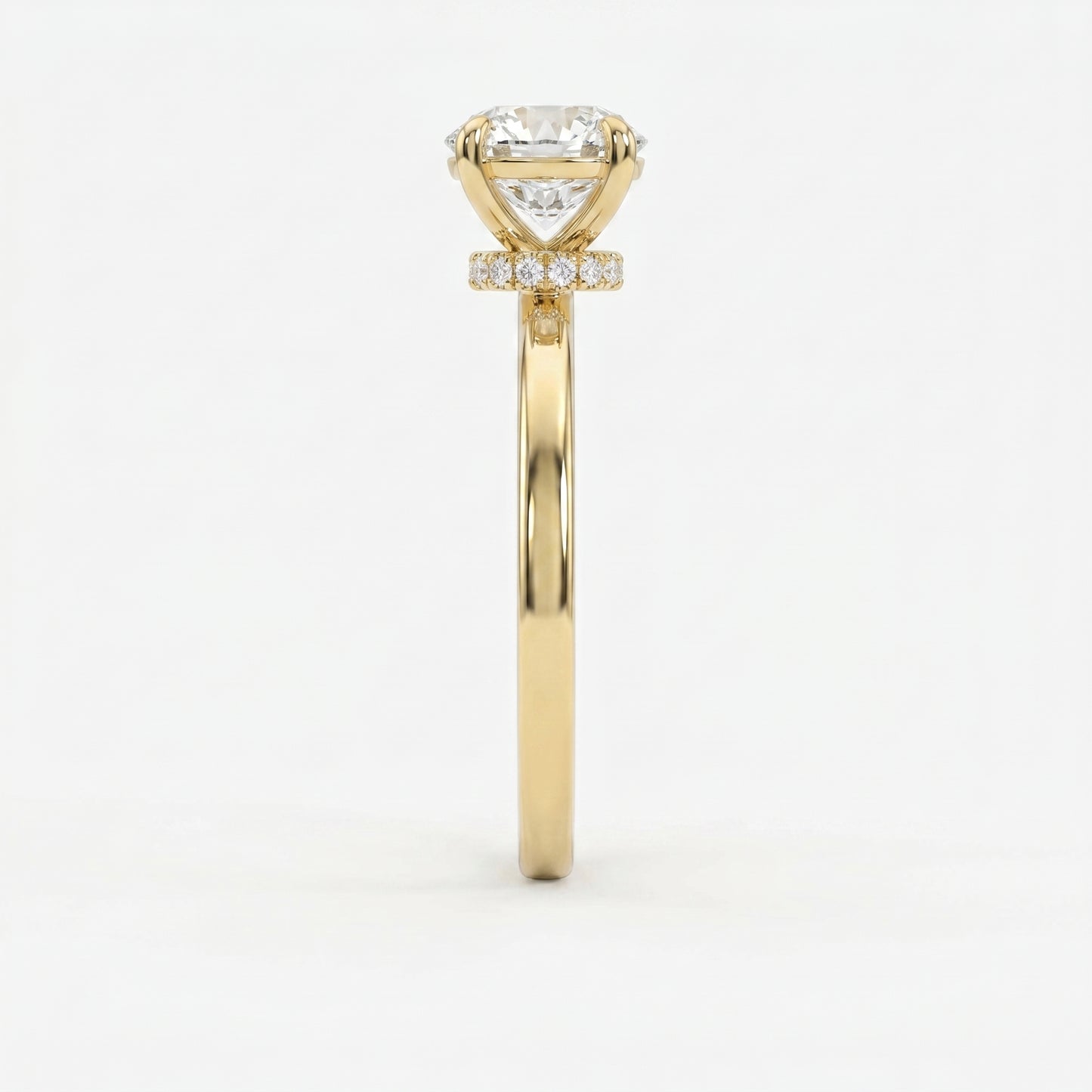 Luna Veil Round Ring