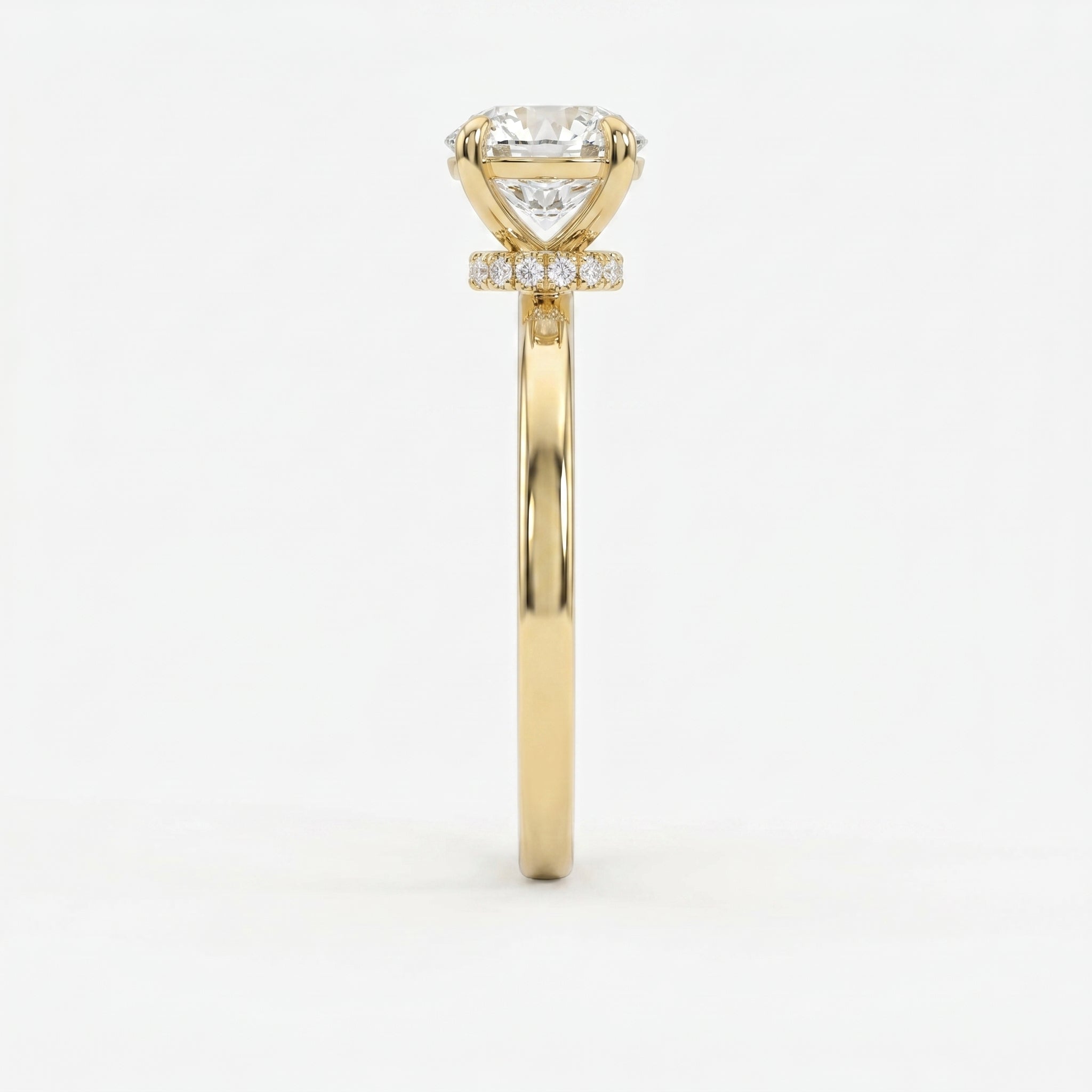 Luna Veil Round Ring
