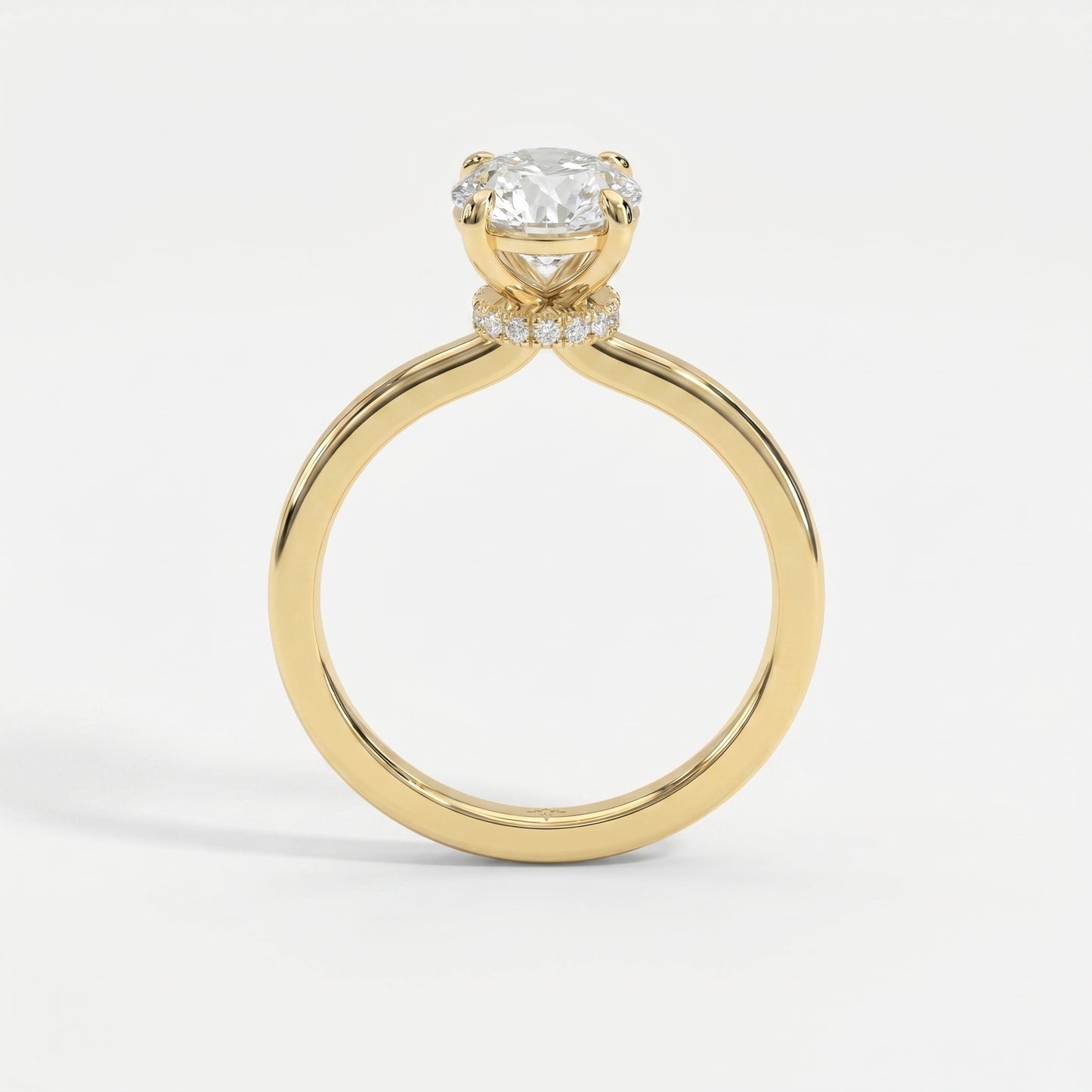 Luna Veil Round Ring