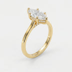 Noble Flow Marquise Ring