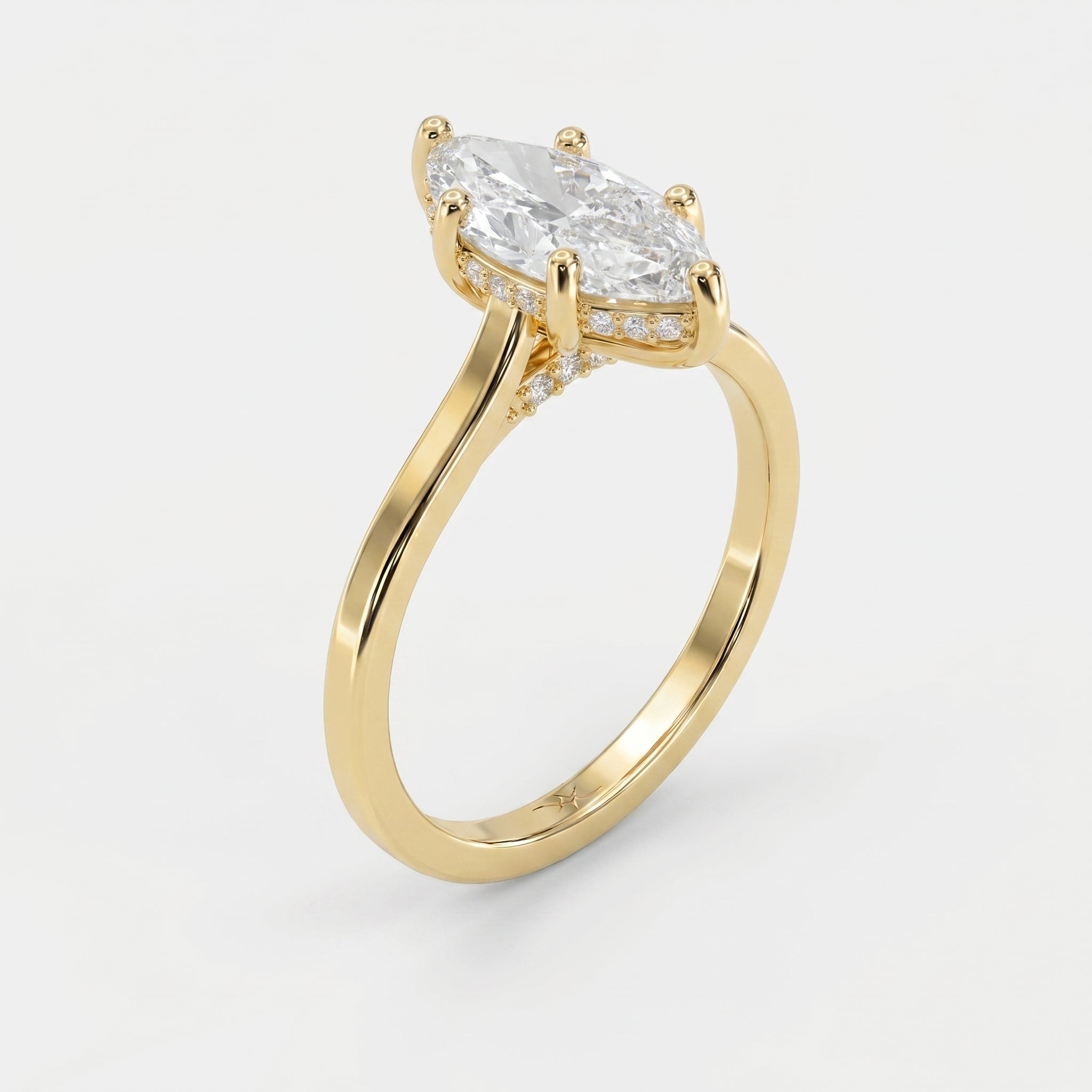 Noble Flow Marquise Ring