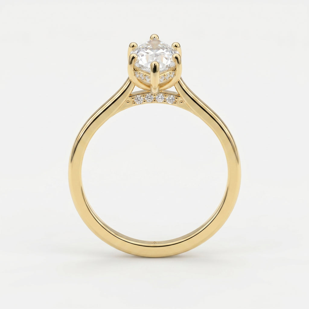 Noble Flow Marquise Ring