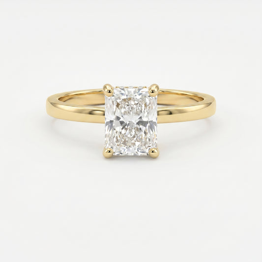 Luster Veil Radiant Hidden Halo Ring