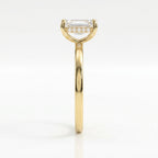 Luster Veil Radiant Hidden Halo Ring
