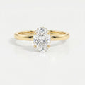 Vellore Aura Oval Brilliant Hidden Halo Ring