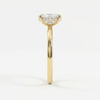 Vellore Aura Oval Brilliant Hidden Halo Ring