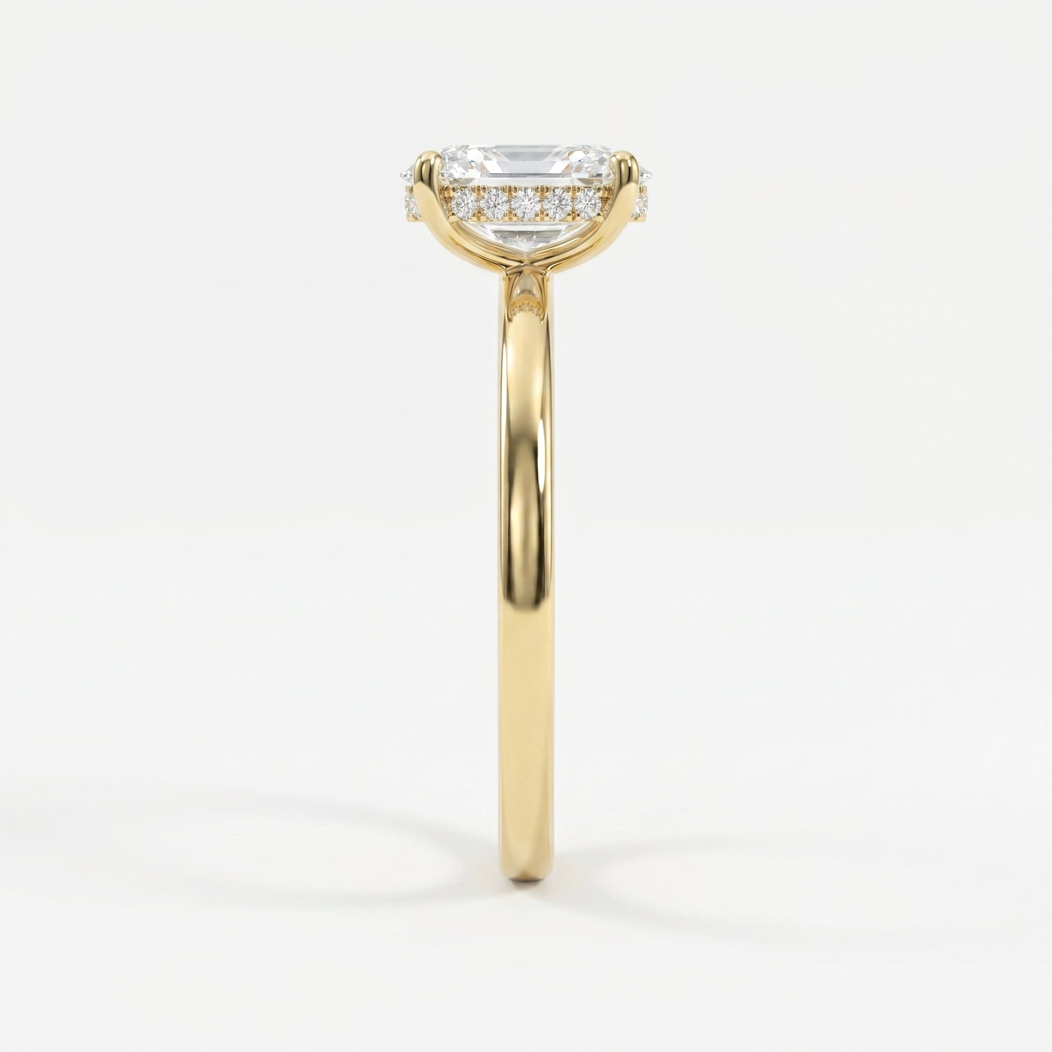 Vellore Aura Oval Brilliant Hidden Halo Ring