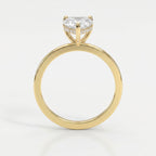 Amour Whisper Heart Brilliant Hidden Halo Ring