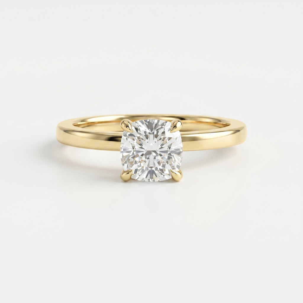 Velvet Aura Cushion Modified Brilliant Ring