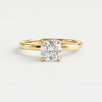 Velvet Aura Cushion Modified Brilliant Ring
