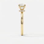 Velvet Aura Cushion Modified Brilliant Ring