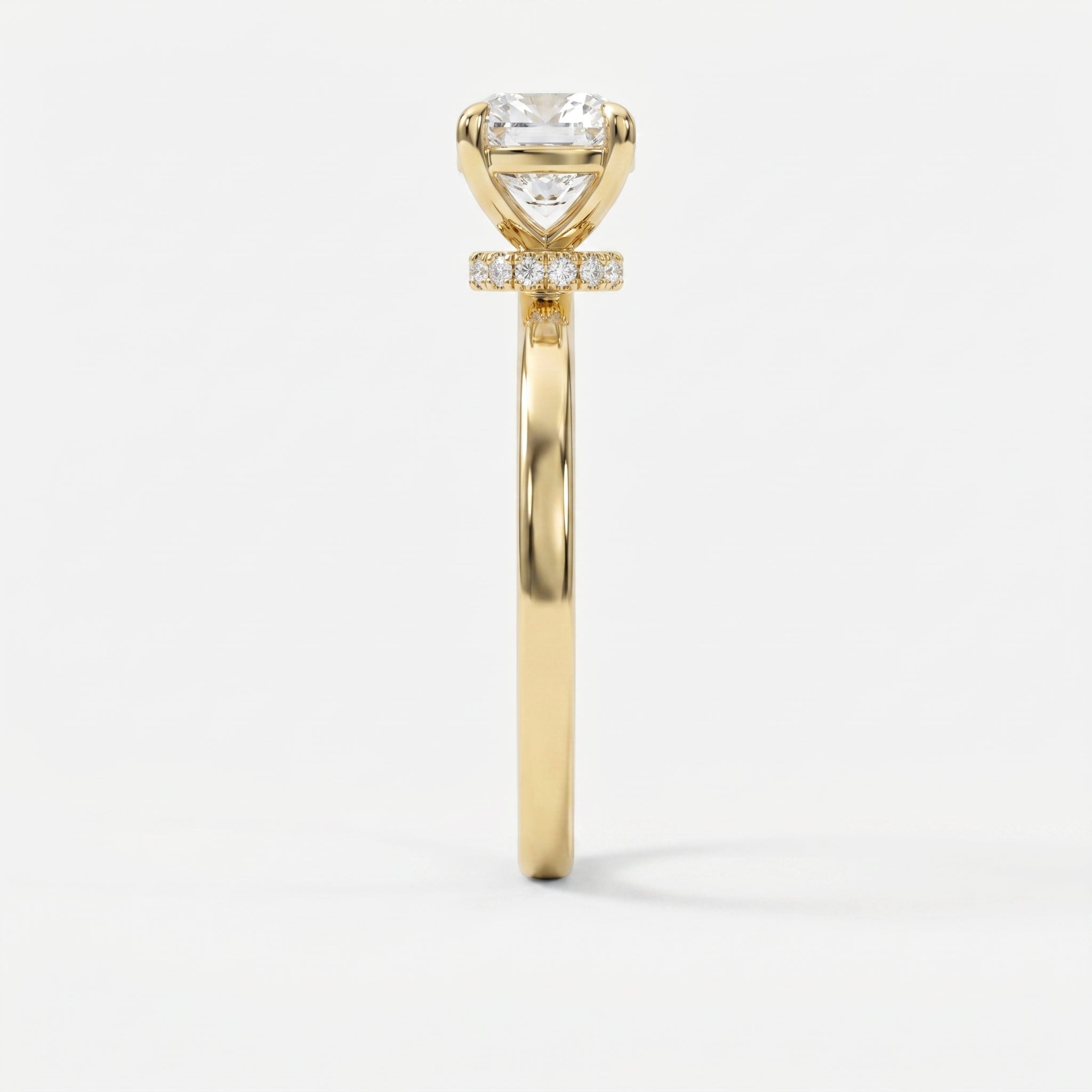 Velvet Aura Cushion Modified Brilliant Ring